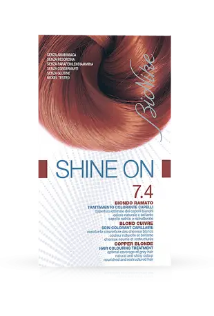 Shine On Hair Color Copper Blonde No.7.4