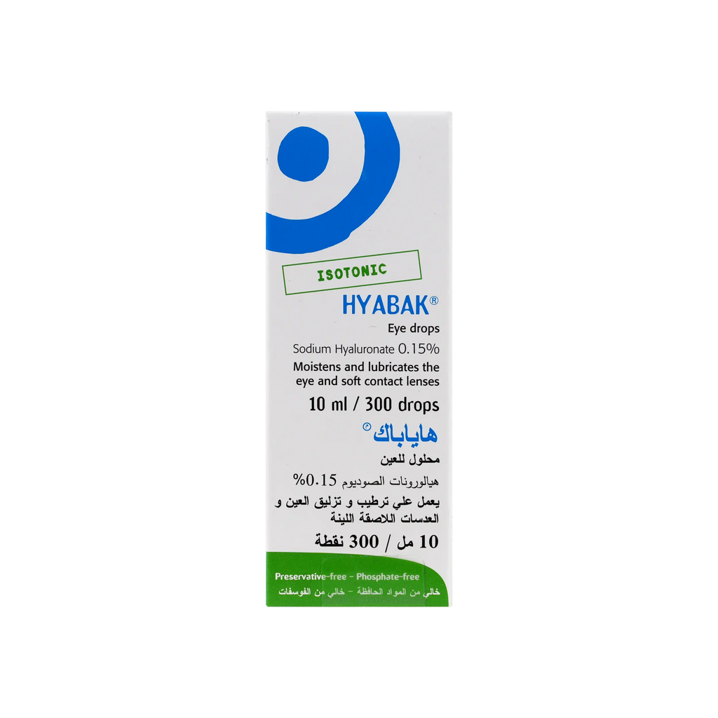 HYABAK 0.15% EYE DROPS 10ML