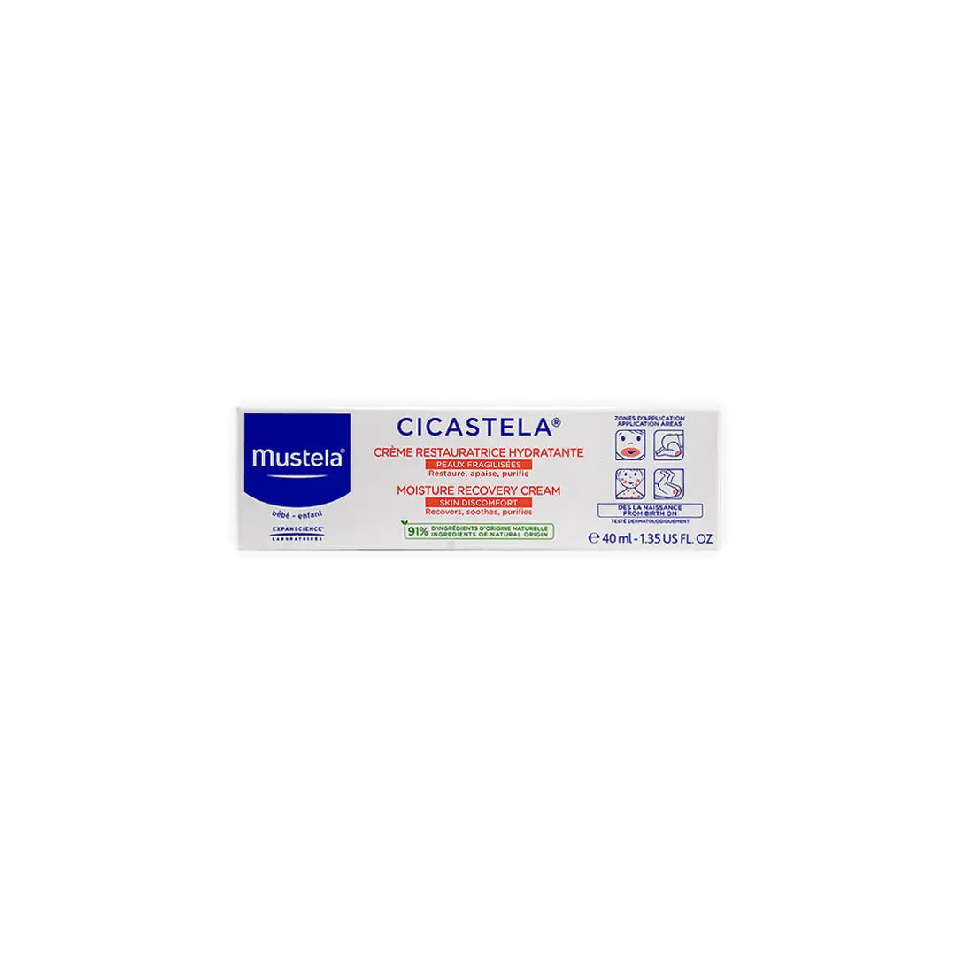 43930-Mustela Bebe-Enfant Cicastela Moisture recovery cream 40ml +6