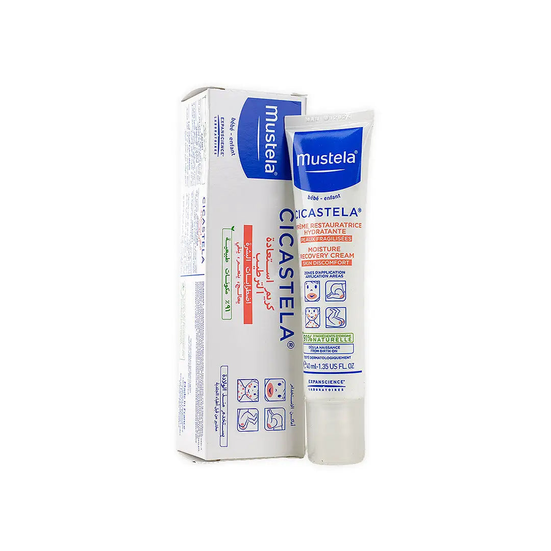 43930-Mustela Bebe-Enfant Cicastela Moisture recovery cream 40ml +3