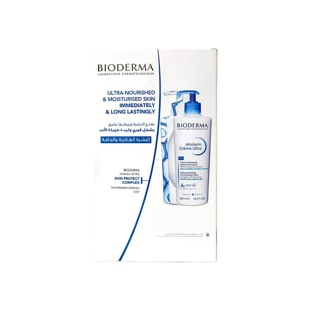 Bioderma Atoderm-Offer (Cream 500ml+ Cleannsing Gel 200ml)