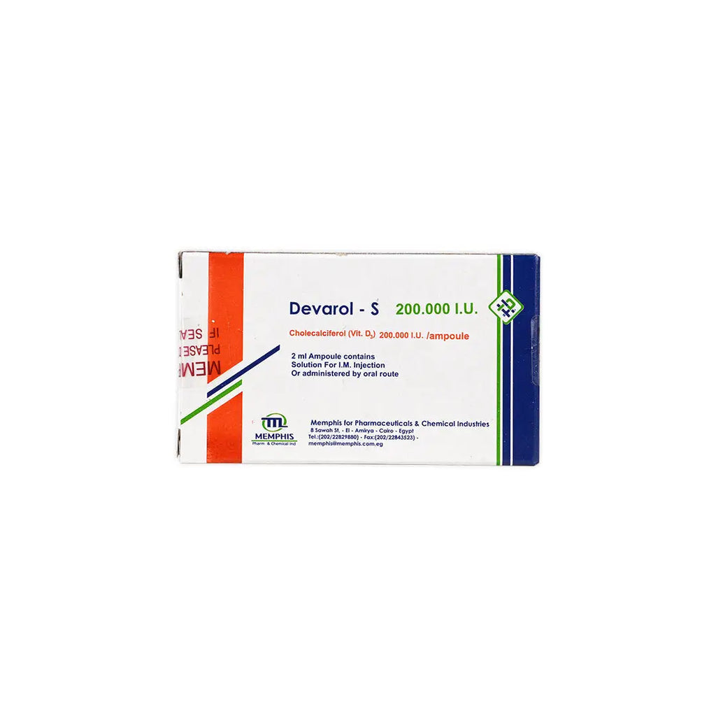 DEVAROL -S 200.000IU AMP 2ML
