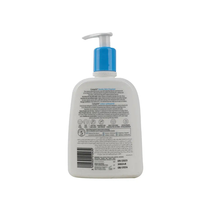 44109-CETAPHIL GENTLE SKIN CLEANSER PUMP 500ML +1