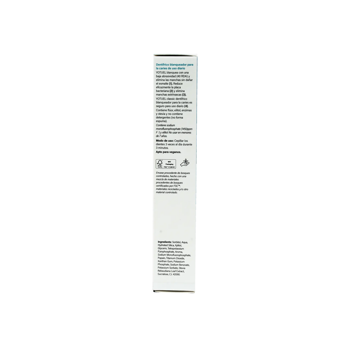 44117-Yotuel Classic Mint Whitening Toothpaste 50ml +1