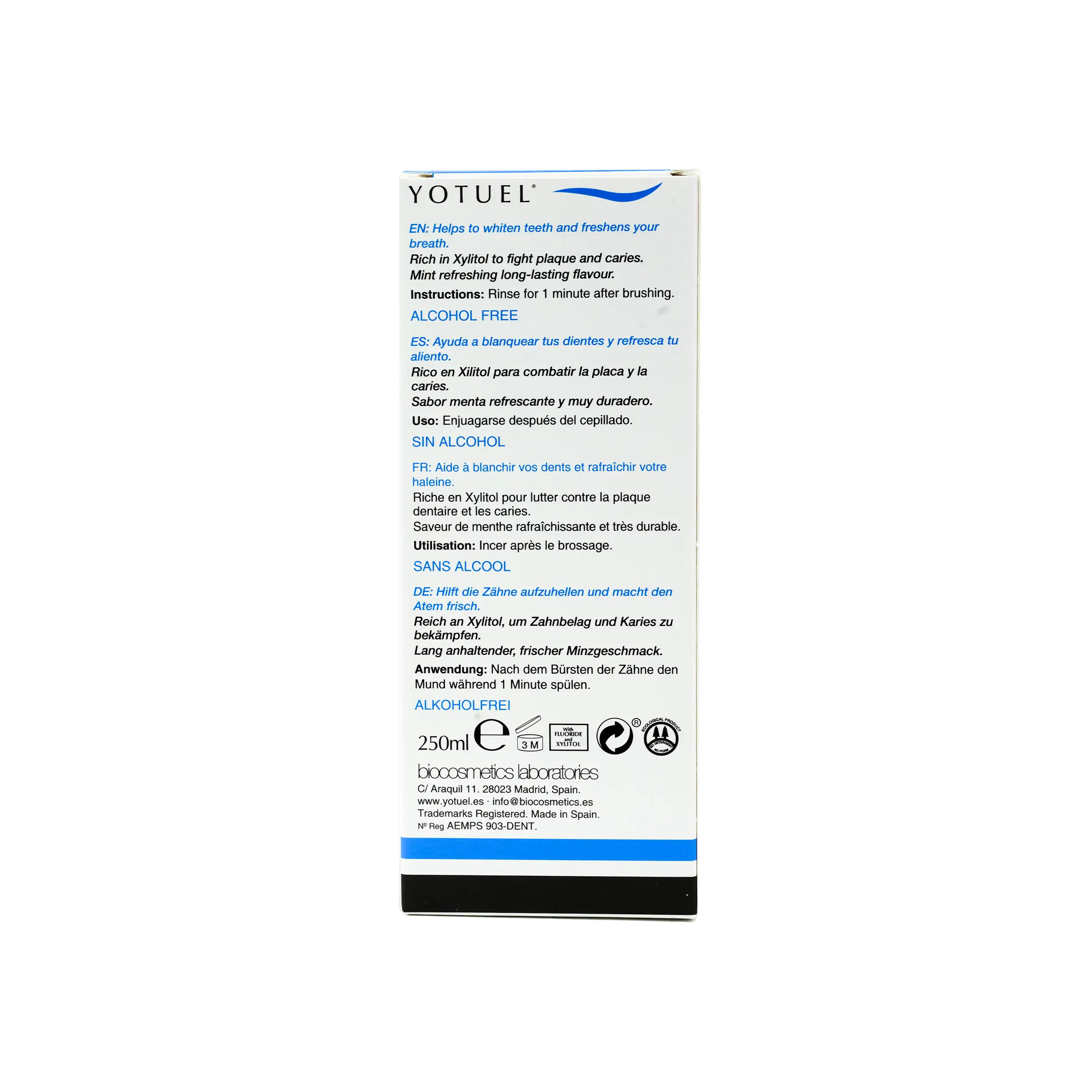 Yotuel Refreshing Whitening Mouthwash 250ml