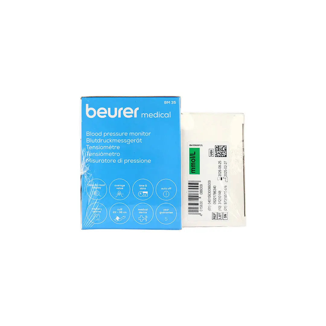 Accu-Chek Instant Glucometer (mmol/L)+BEURER BPM