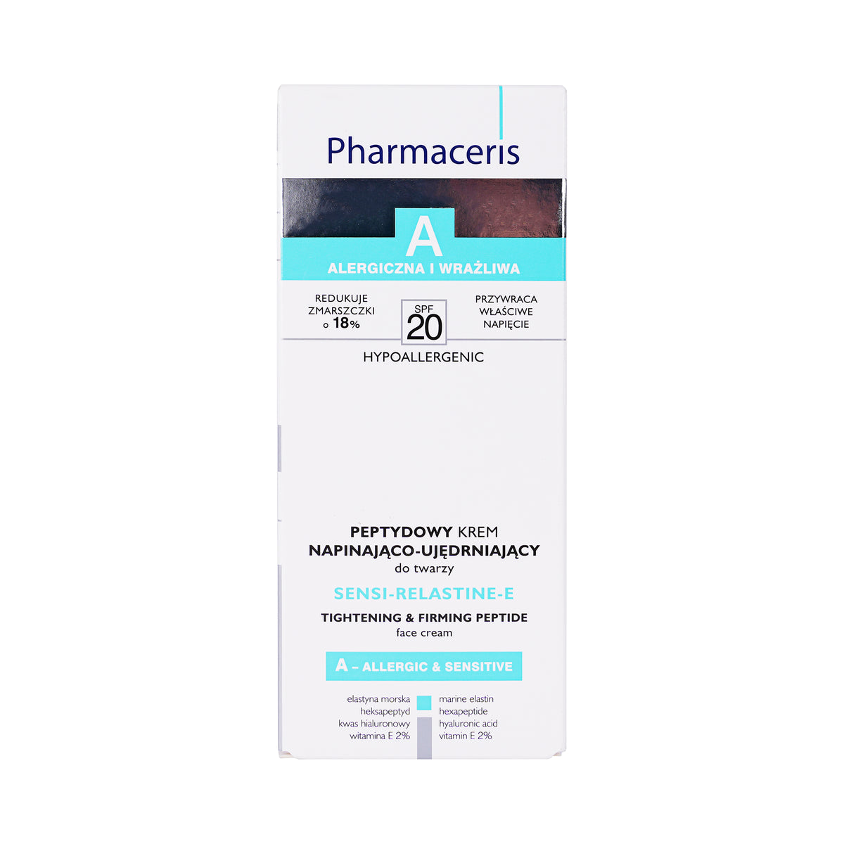 44136-Pharmaceris Sensi Relastine E Spf20 Cream 50Ml +1