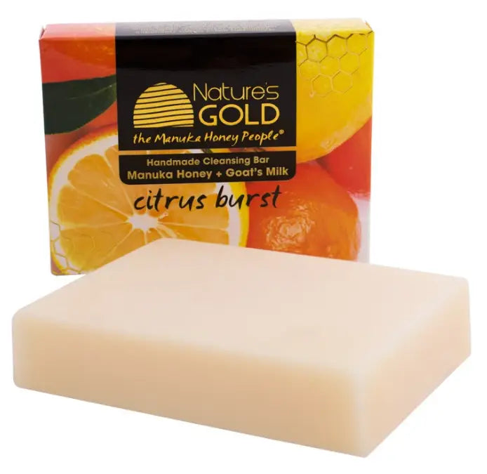 Natures Gold Manuka Honey+Goats Milk Bar 130G