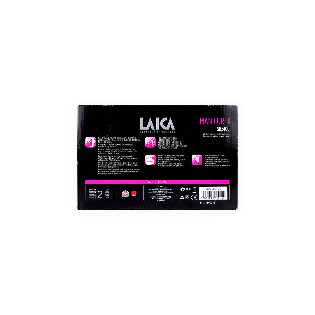 Laica Beauty Portable Manicure Pedicure Set-SB2400