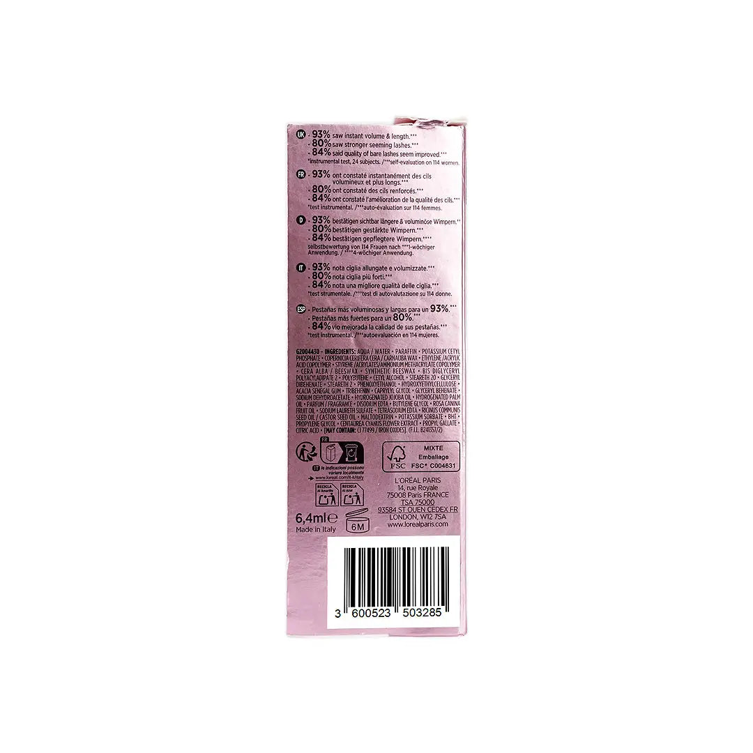 44755-L’Oréal Mascara Lash Paradise-Black 01 +7