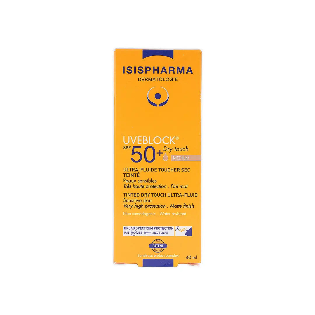 ISIS Pharma UVEBLOCK SPF50+ Dry Touch Ultra Fluid 40 ml (Medium)