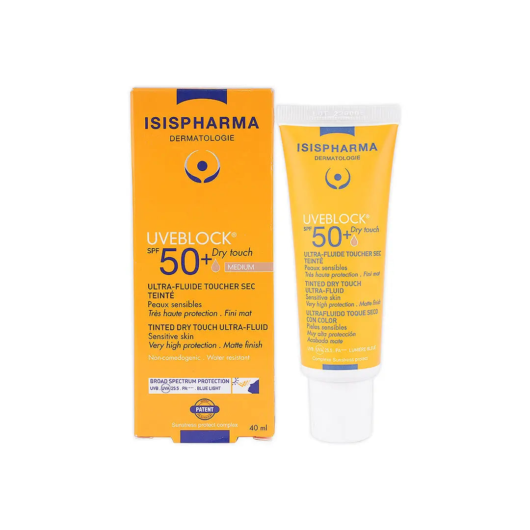 ISIS Pharma UVEBLOCK SPF50+ Dry Touch Ultra Fluid 40 ml (Medium)