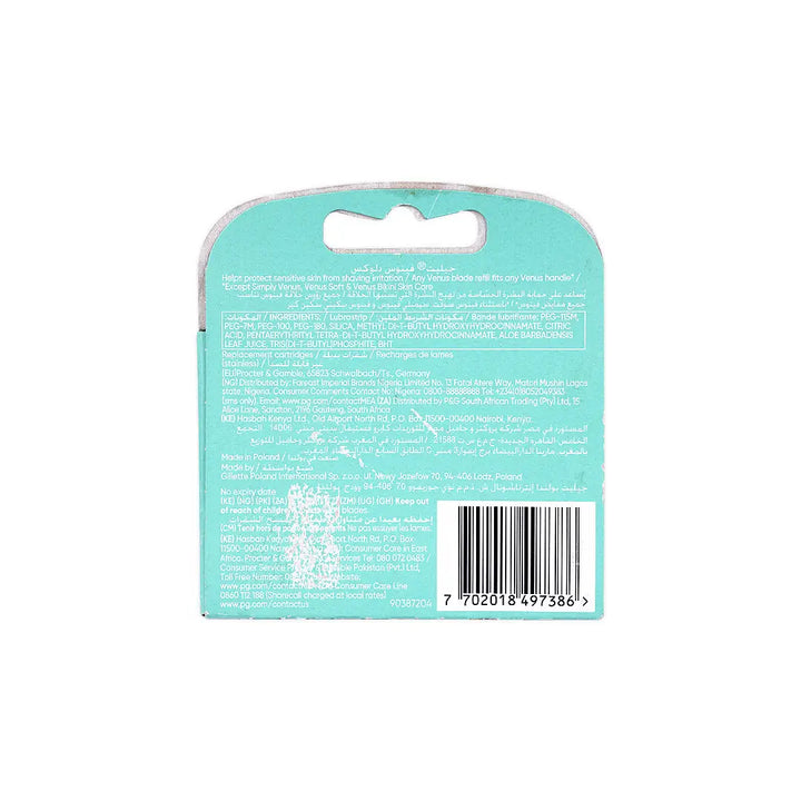 44835-Gillette Venus Deluxe Smooth Sensitive 4Pcs-7386 +3