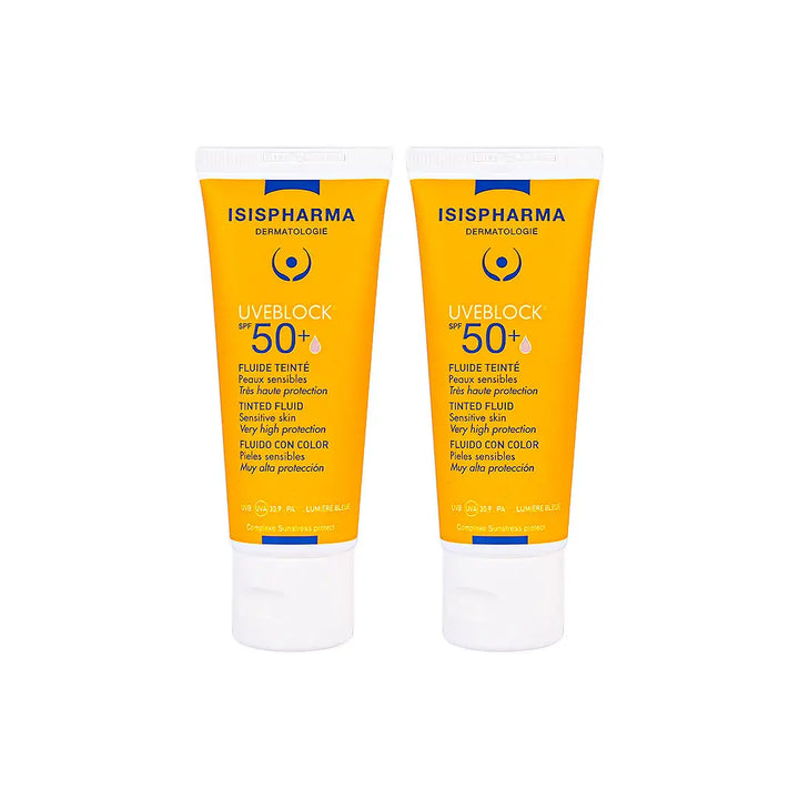 44841-ISIS Pharma UVeblock SPF50+ Tinted Fluid Cream (1+1) Offer-Medium