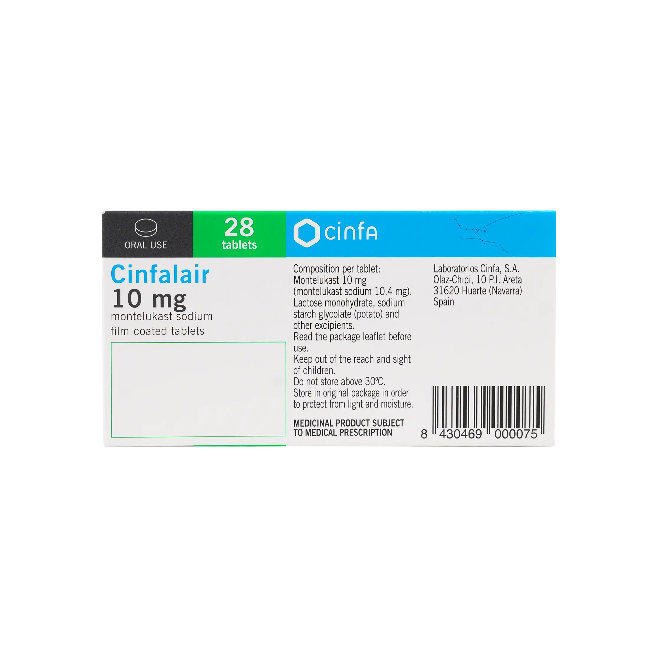 Cinfalair 10Mg 28Tab