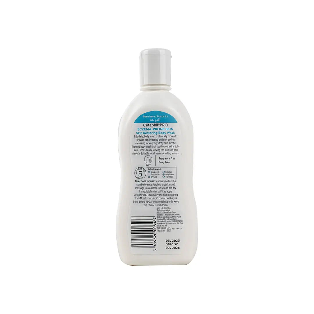 44876-CETAPHIL PRO ECZEMA-PRONE SKIN BODY WASH 295ML +1