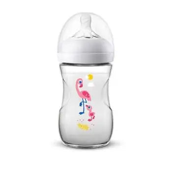 Avent Natural 2.0 Bottle 1m+ 260ml Flamingo - SCF070/21,24