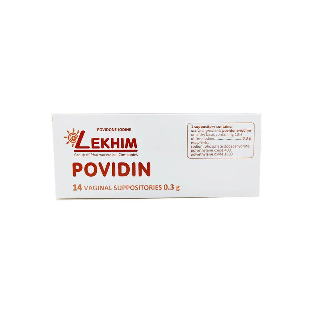 Lekhim Povidin-Iodine 14 Suppositoris