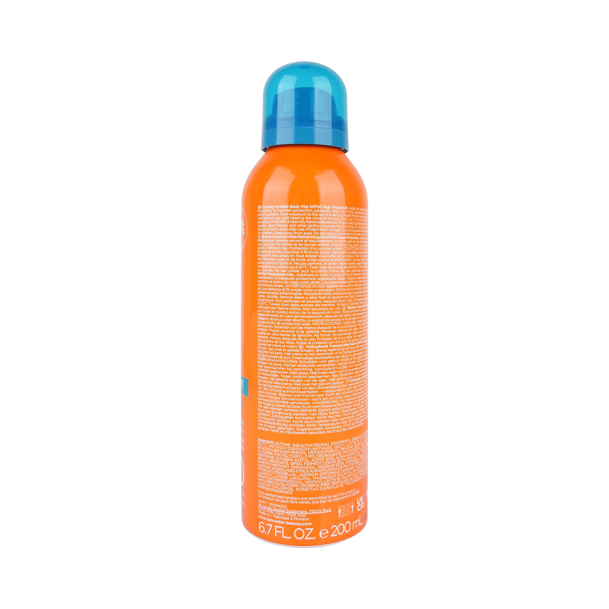 44909-Lancaster Sun Sport SPF50 Invisible Mist Spray 200Ml +1