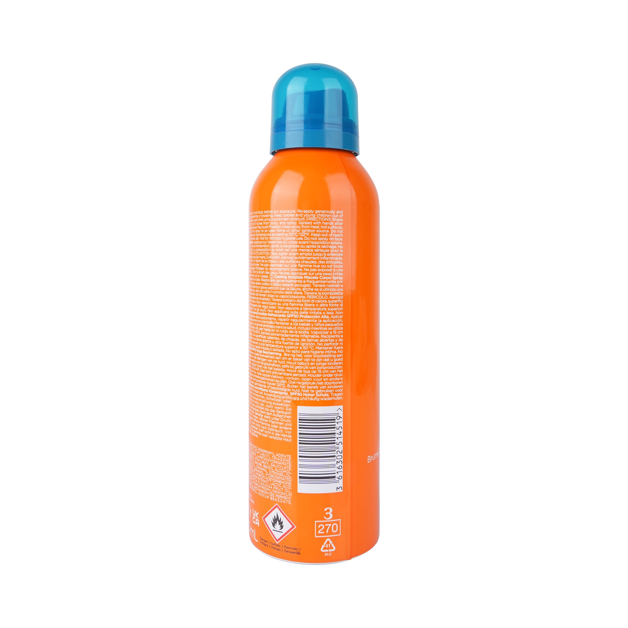 44909-Lancaster Sun Sport SPF50 Invisible Mist Spray 200Ml +2