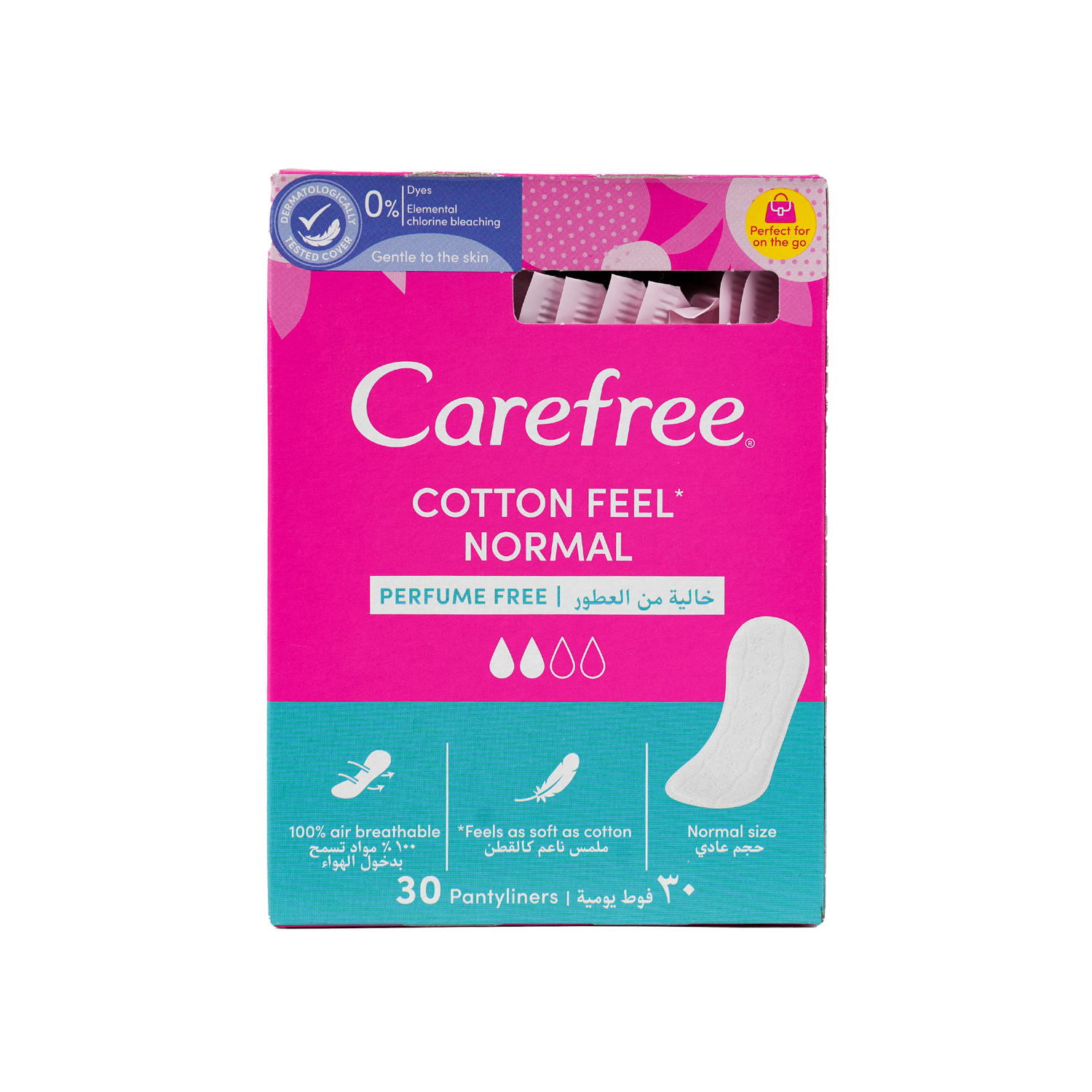 Carefree Cotton 30Pcs-Unscented