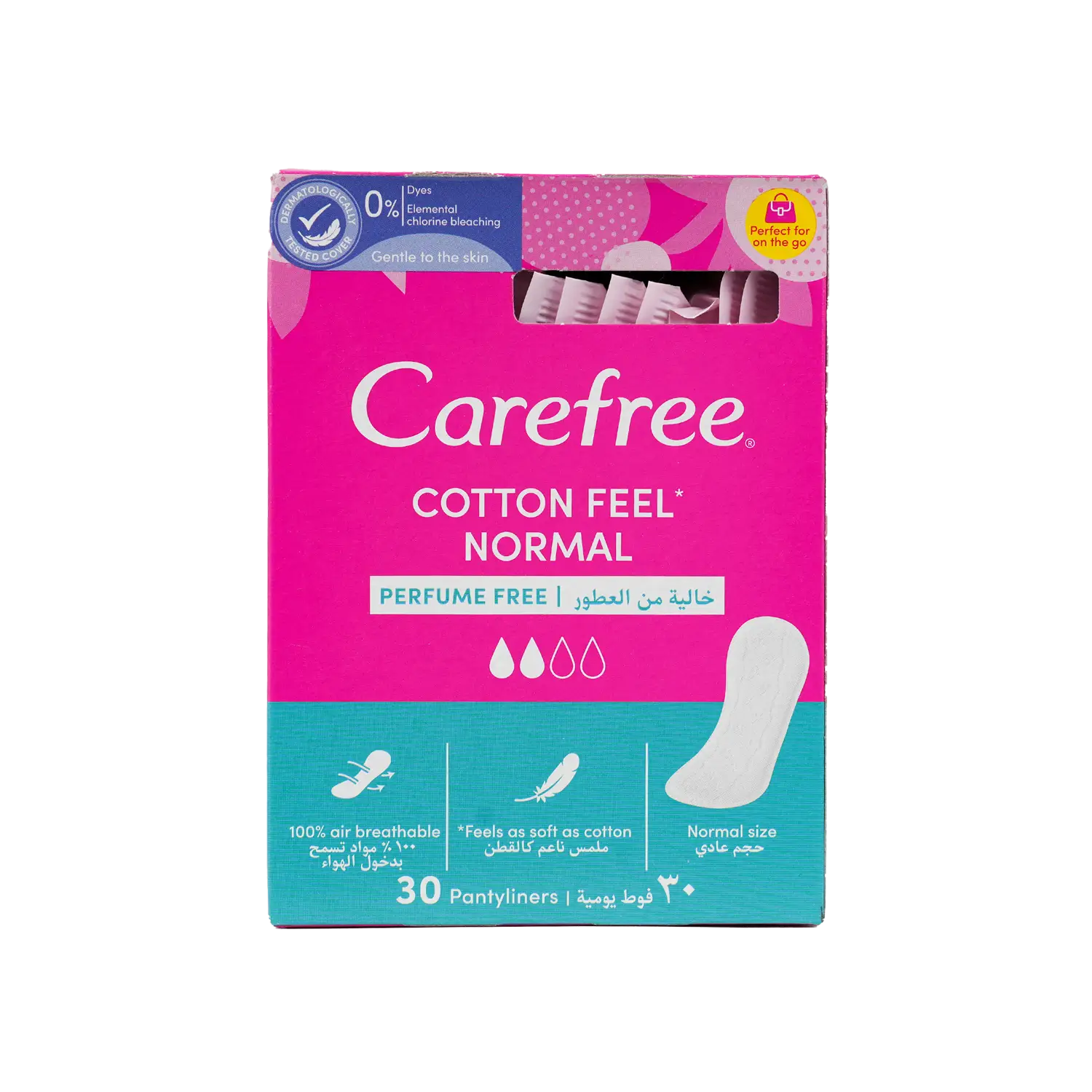 Carefree Cotton 30Pcs-Unscented