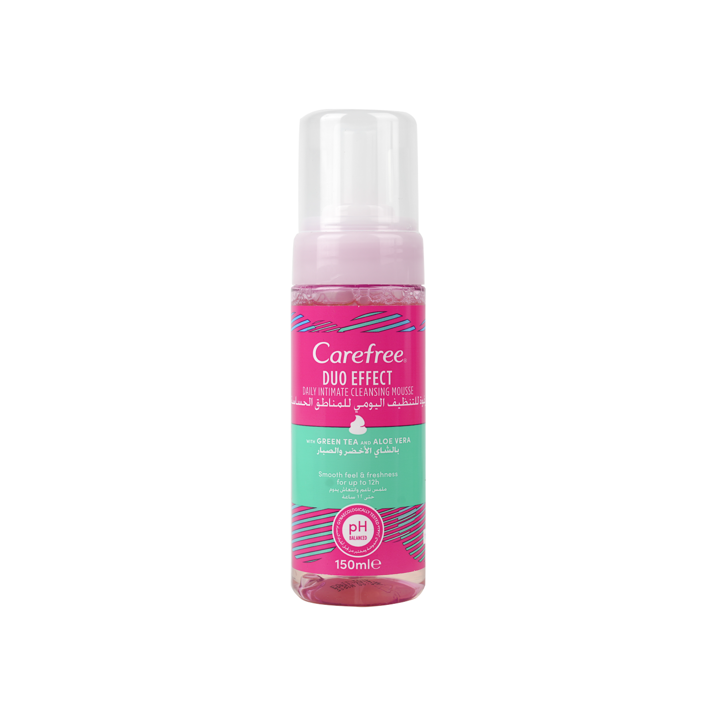 Carefree Intimate Mousse 150ml-Green Tea & Aloe