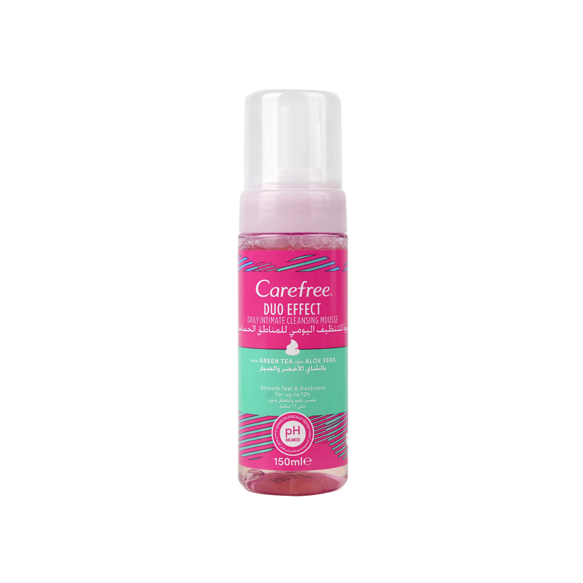 44964-Carefree Intimate Mousse 150ml-Green Tea & Aloe