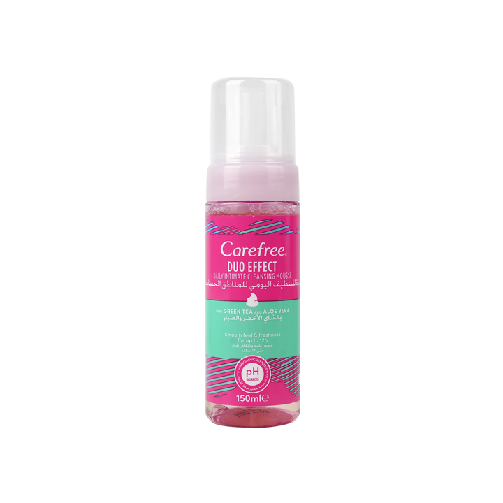 44964-Carefree Intimate Mousse 150ml-Green Tea &amp; Aloe