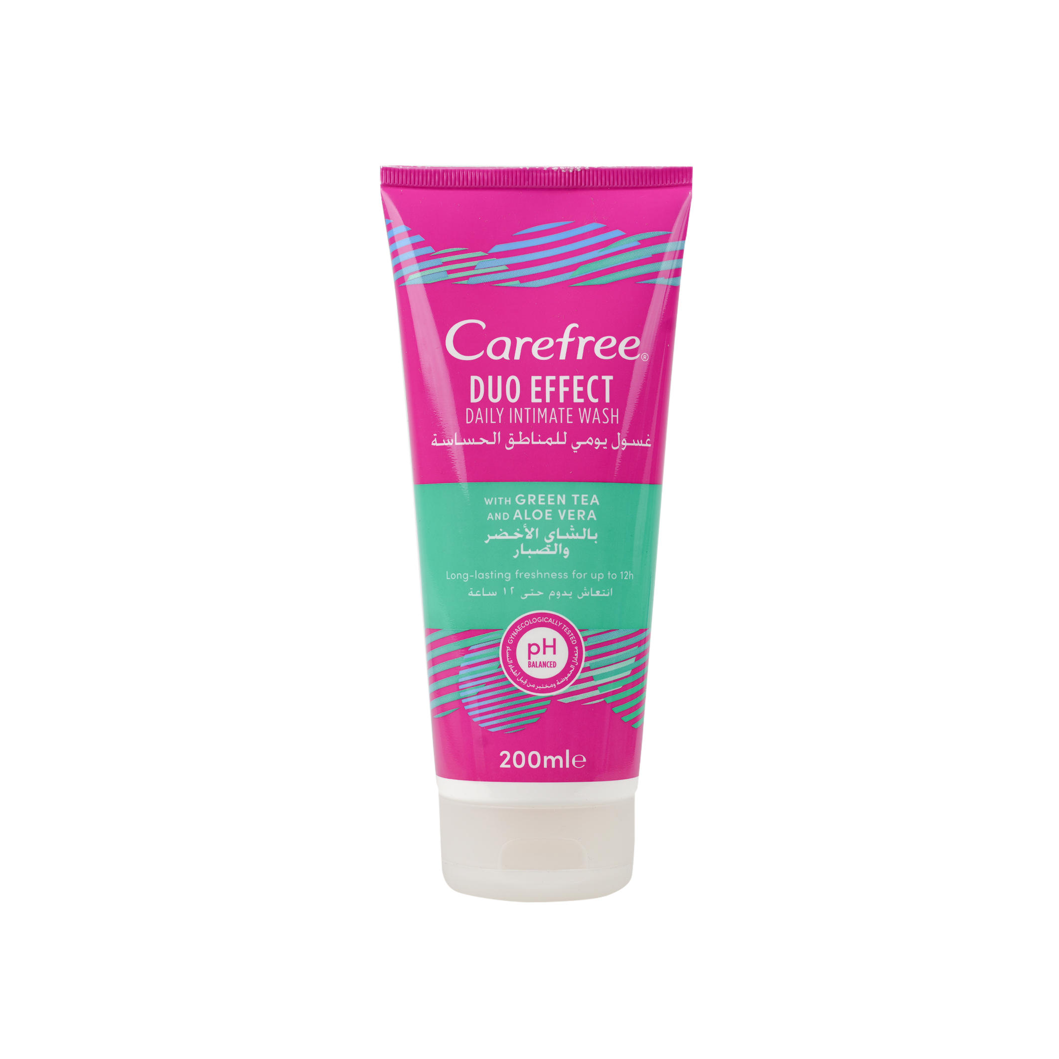 Carefree Intimate Wash 200ml-Green Tea & Aloe