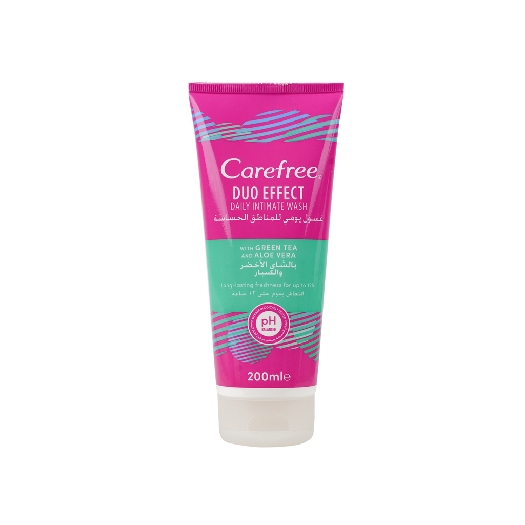 Carefree Intimate Wash 200ml-Green Tea & Aloe