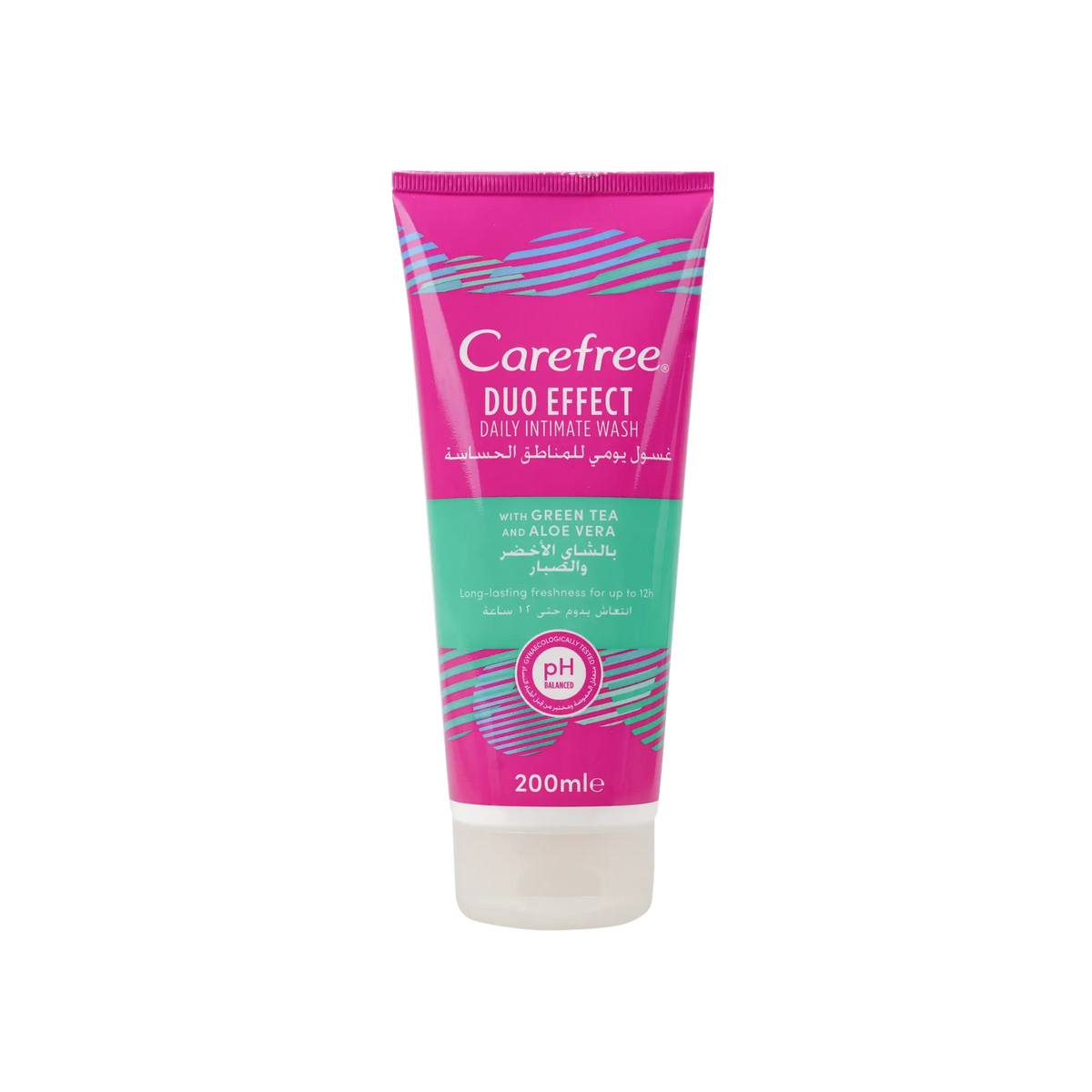44965-Carefree Intimate Wash 200ml-Green Tea & Aloe