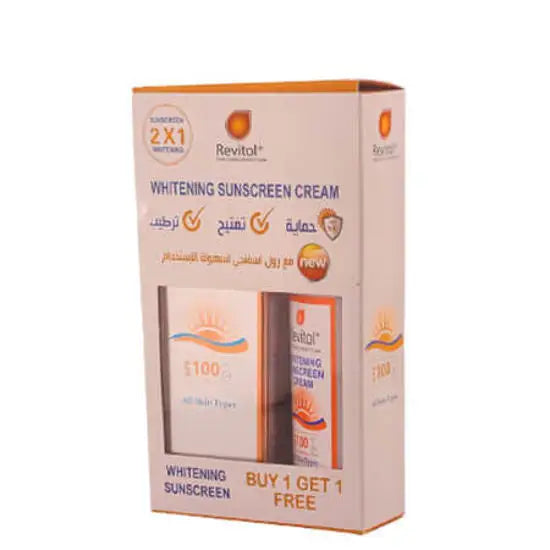 Revitol Sunblock Offer- Whitening SPF100 Tinted Cr (1+1)