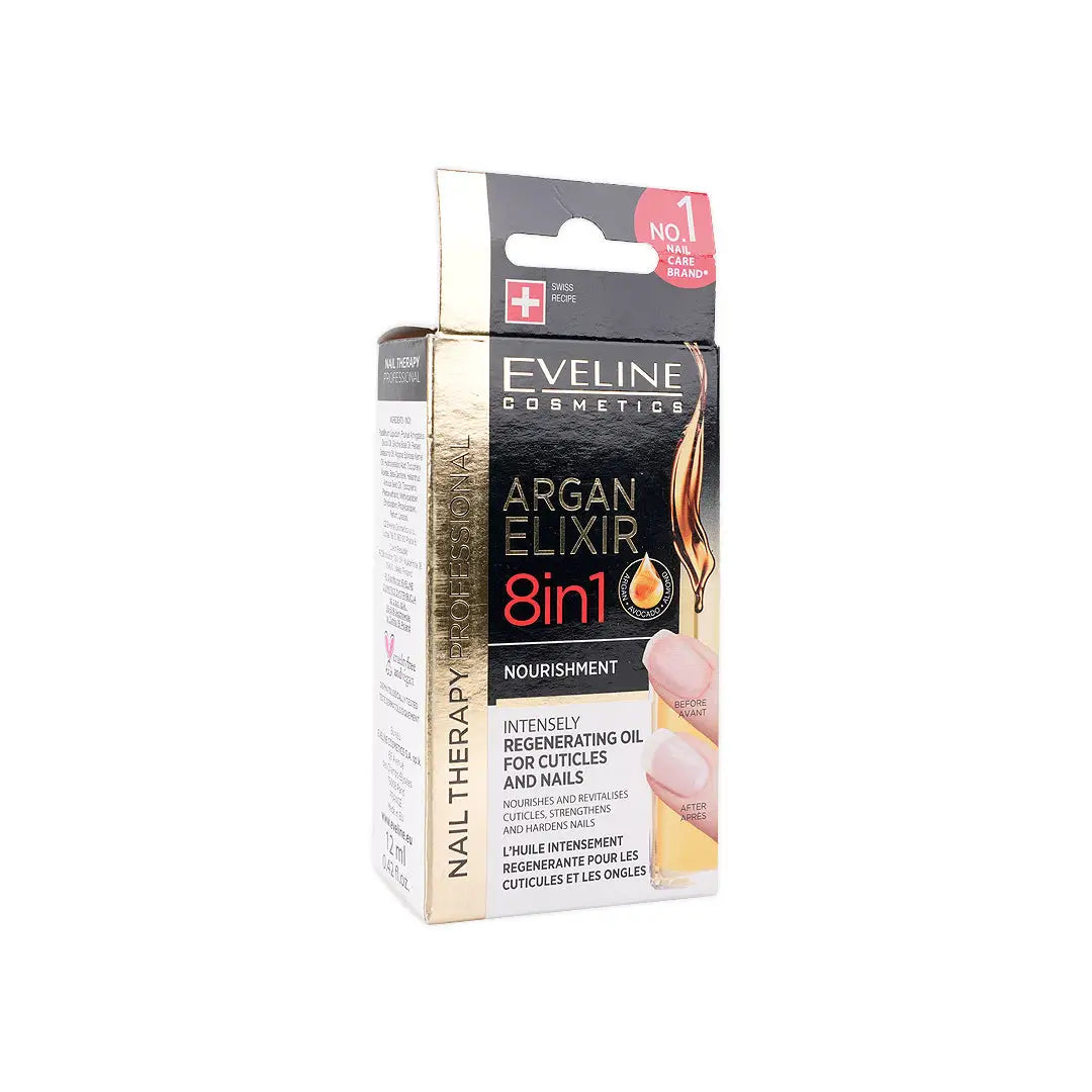 EVELINE ARGAN ELIXIR 8 IN 1 FOR NAILS 12ML