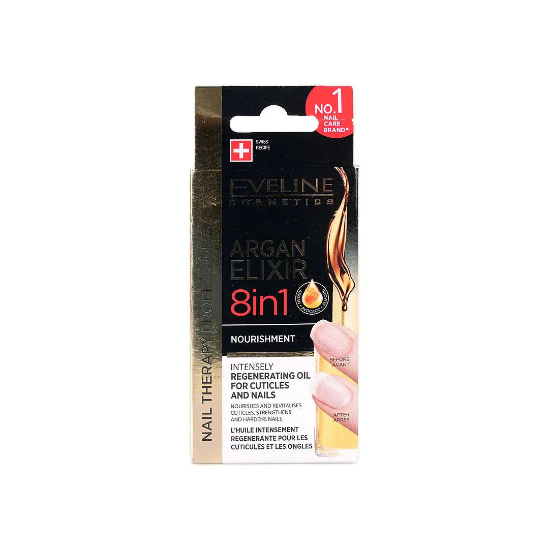EVELINE ARGAN ELIXIR 8 IN 1 FOR NAILS 12ML