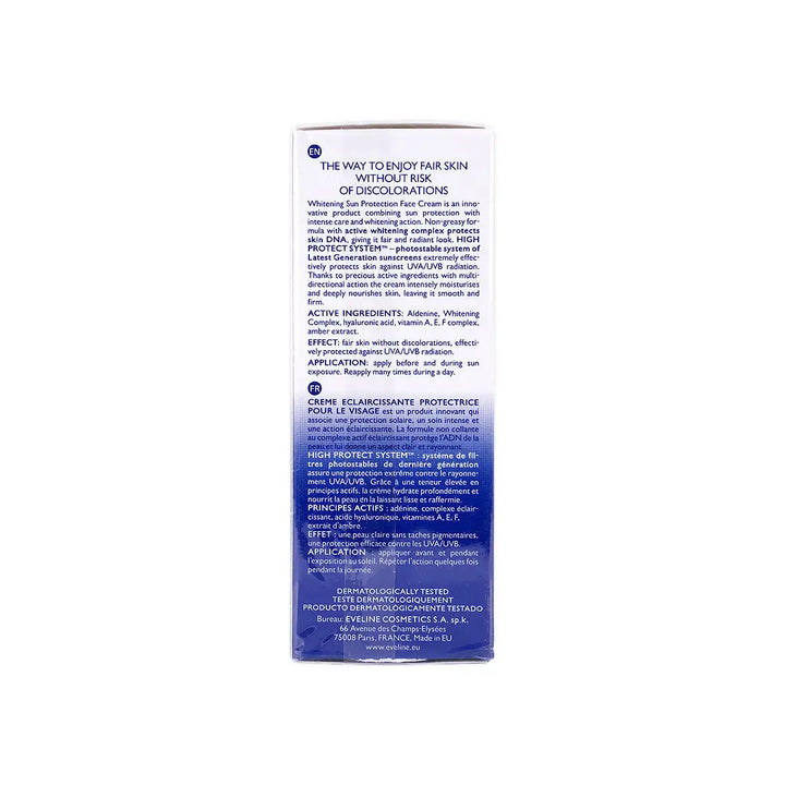 44979-Eveline Sun SPF50 Whitening Face Cr 50Ml +2