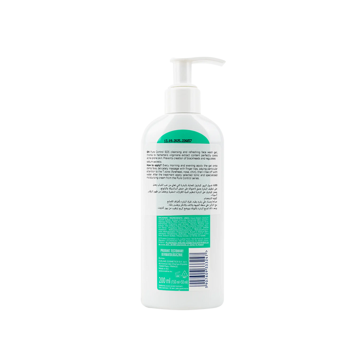 44980-Eveline Pure Control Face Wash 200Ml +1