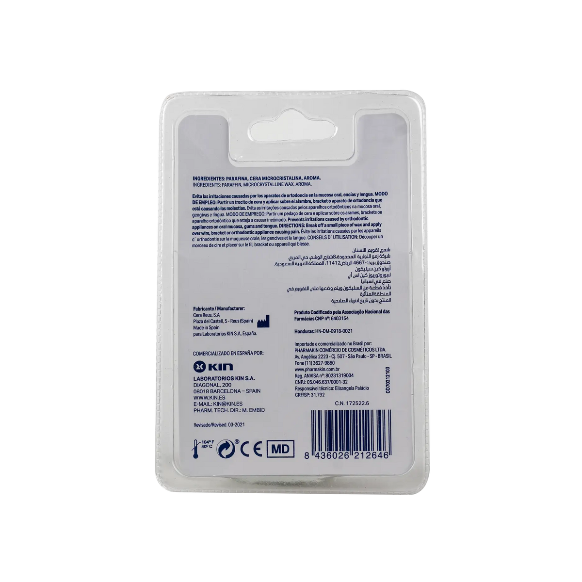 44988-KIN Ortho Minted Wax +1
