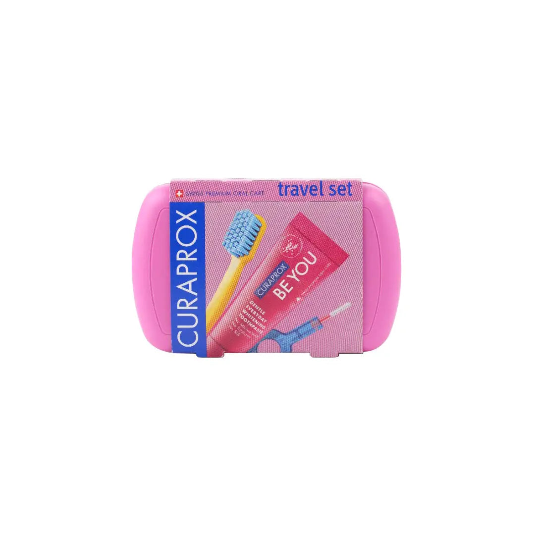CURAPROX TRAVEL SET-(TOOTHBRUSH+10ML BE YOU TOOTHPASTE)