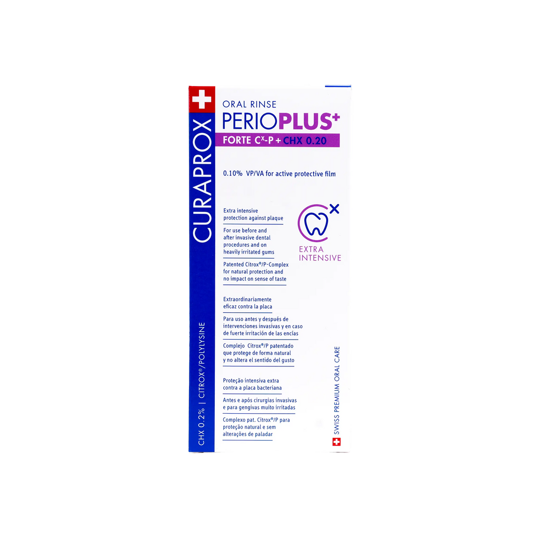 44995-Curaprox Perioplus Forte CHX 0.20 Mouthwash 200ml +2