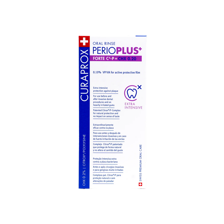44995-Curaprox Perioplus Forte CHX 0.20 Mouthwash 200ml +2