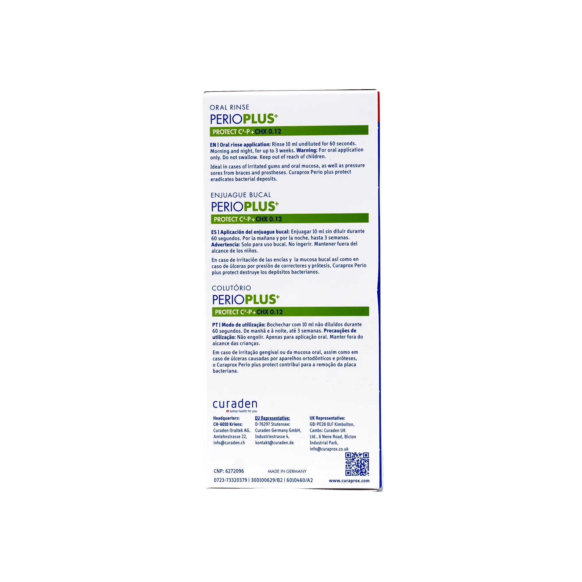 Curaprox Perioplus Protect CHX 0.12 Mouthwash 200ml