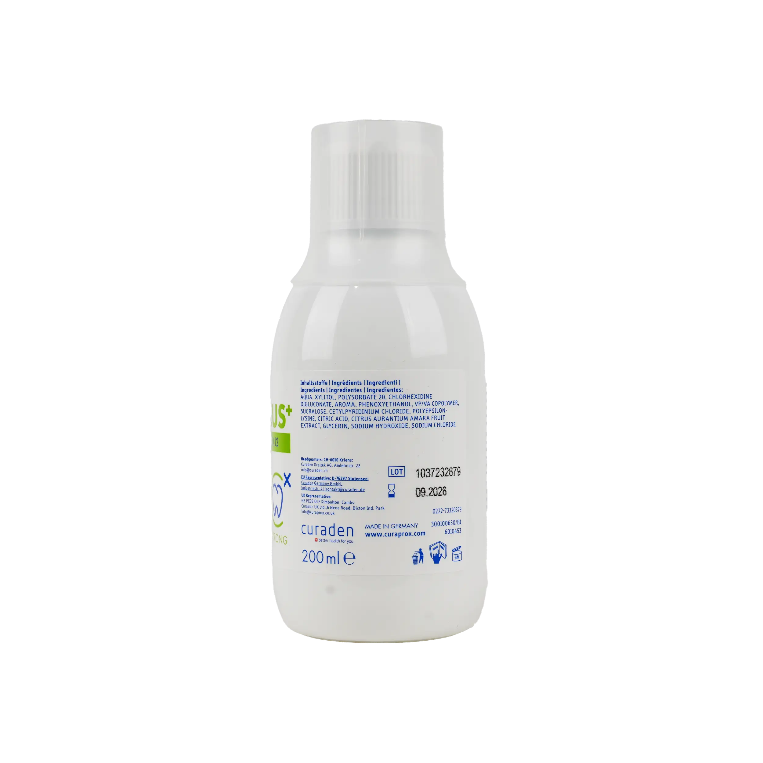 Curaprox Perioplus Protect CHX 0.12 Mouthwash 200ml