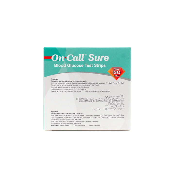45009-On Call Sure 50 Strips +3