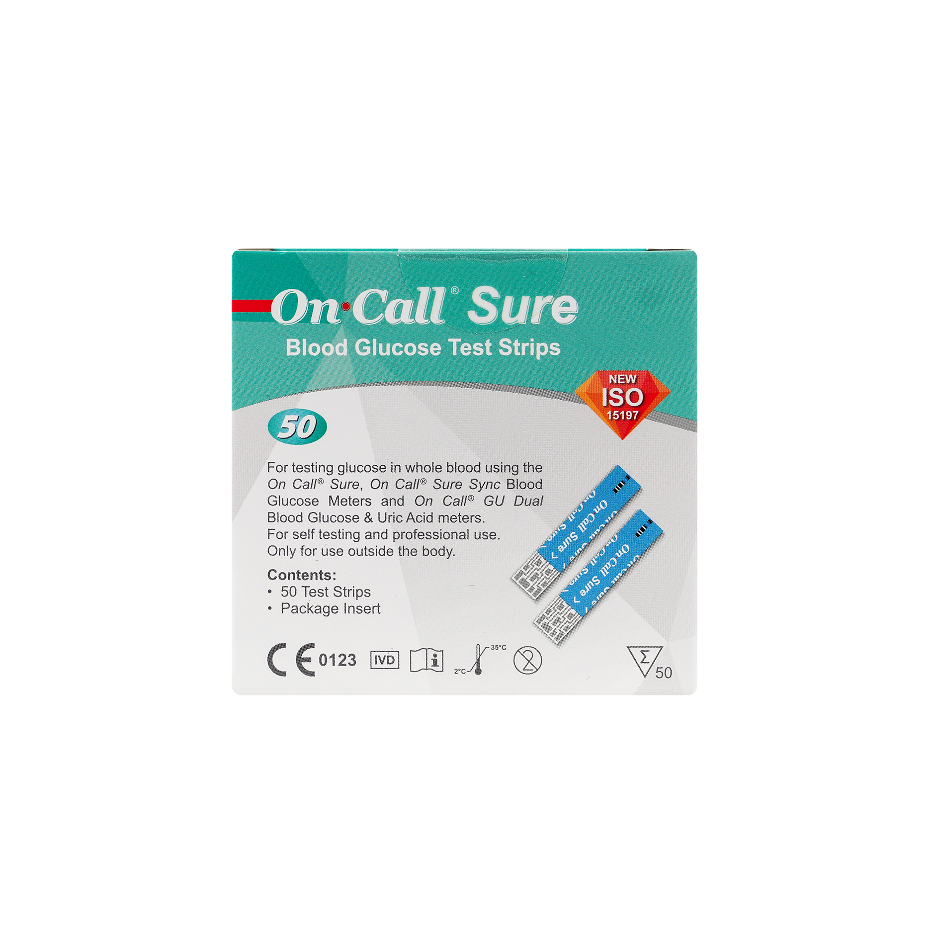 On Call Sure 50 Strips