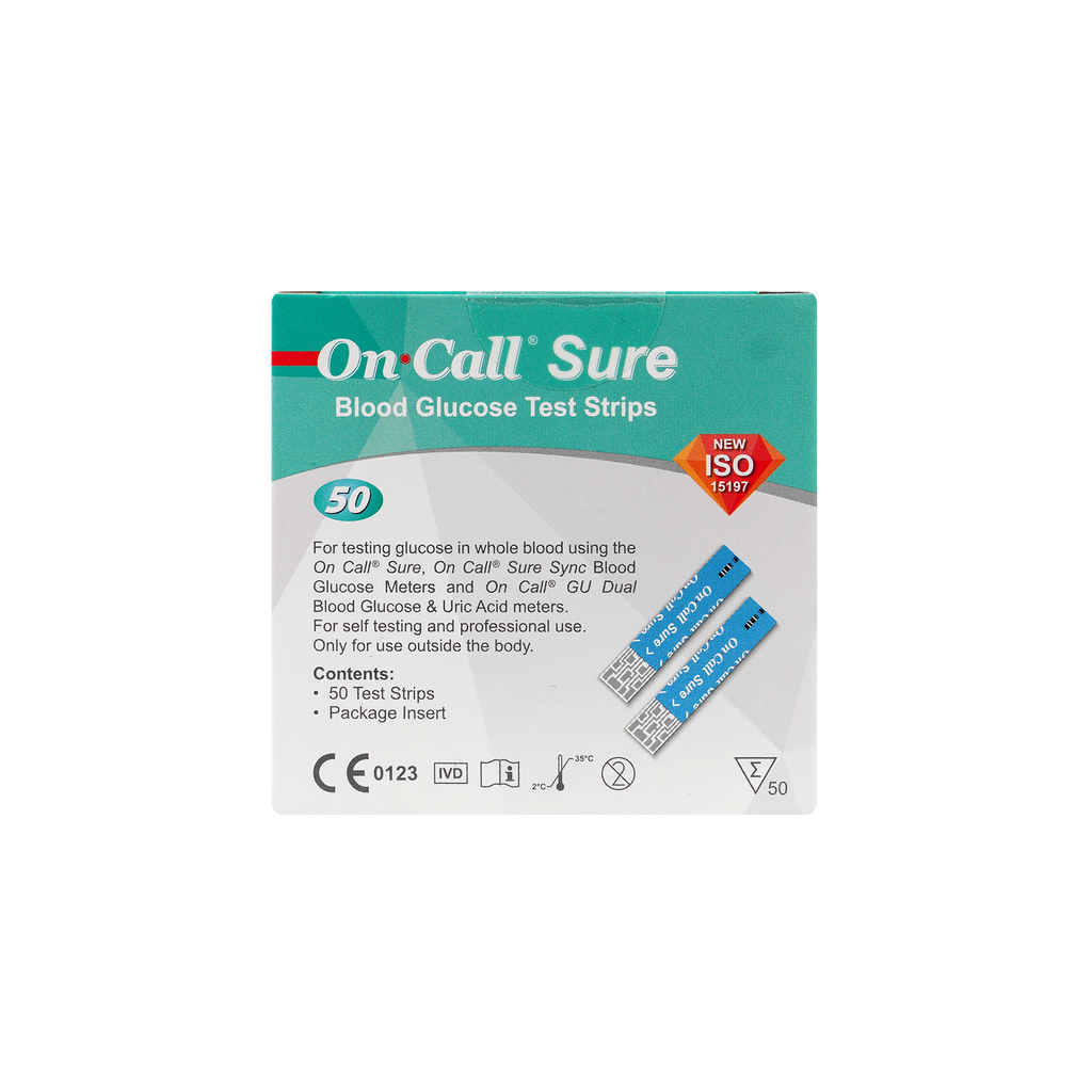 On Call Sure 50 Strips