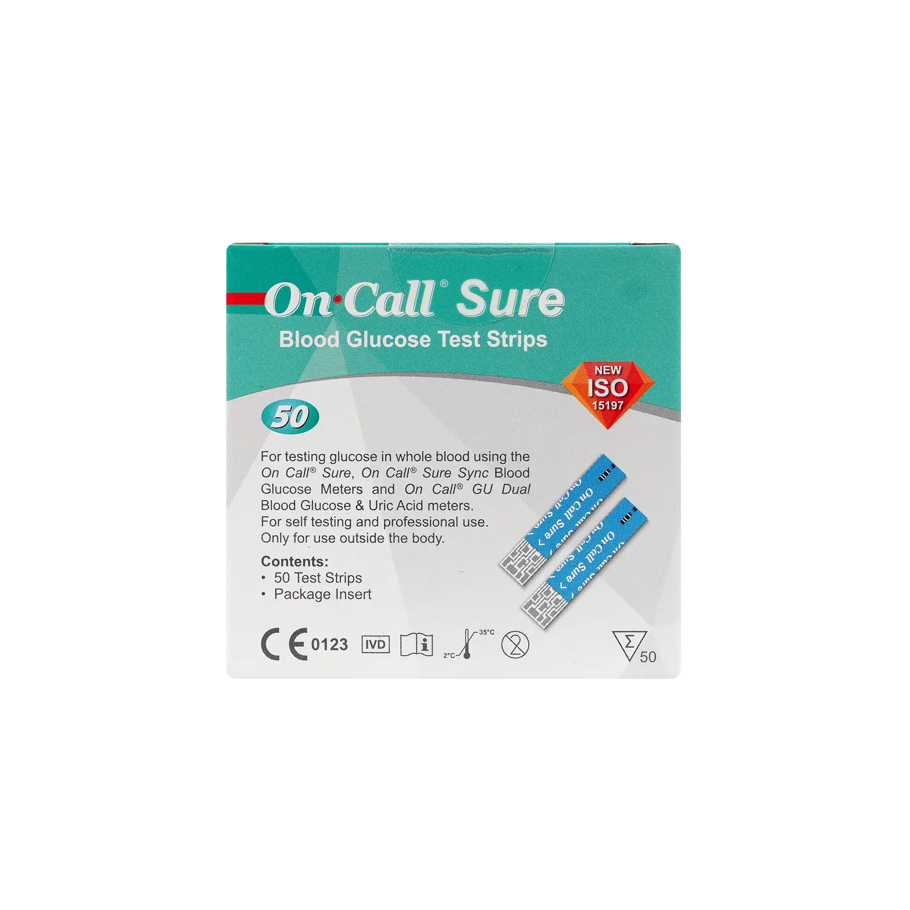 On Call Sure 50 Strips