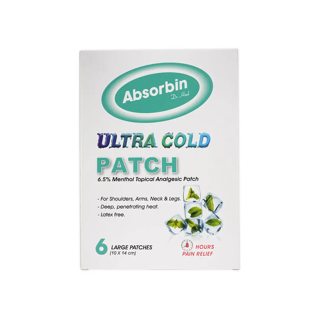 ABSORBIN ULTRA COLD PATCH 6PCS