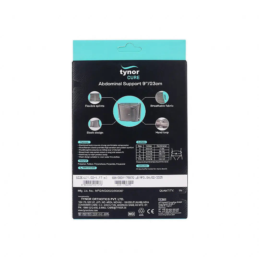 Tynor Abdominal Support 23cm-A01 L