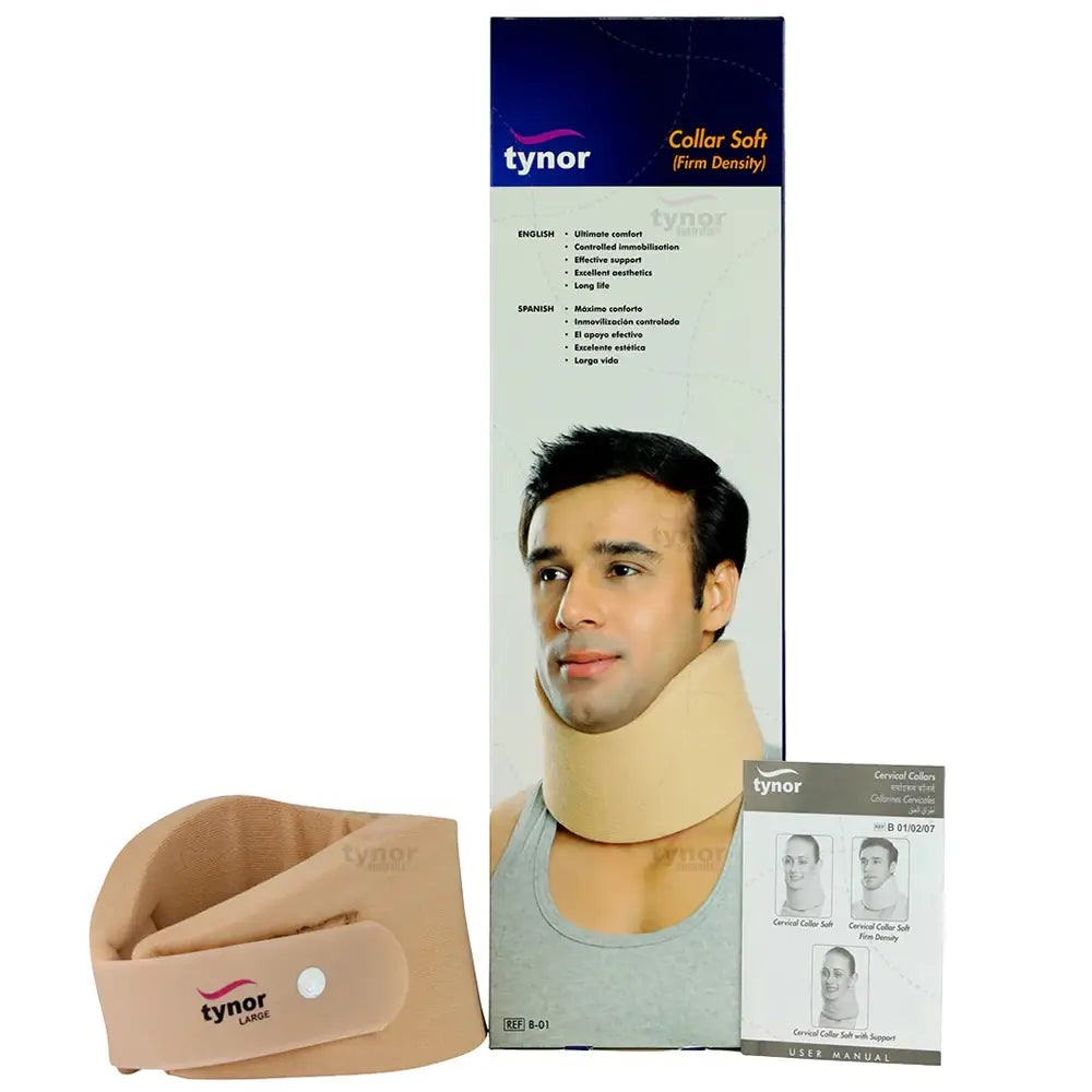 Tynor Cervical Collar Soft Firm Density-B01 S